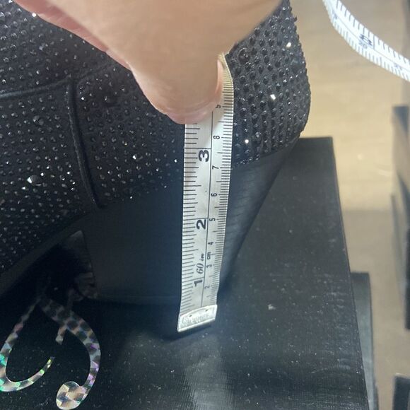 Black Rhinestone Boots - Picture 5 of 5